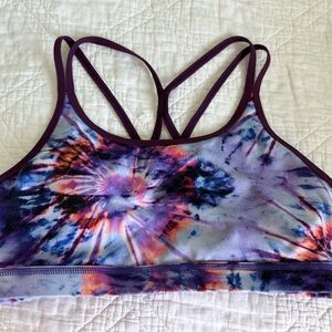 Born Primitive Purple Tie-Dye Sports Bra